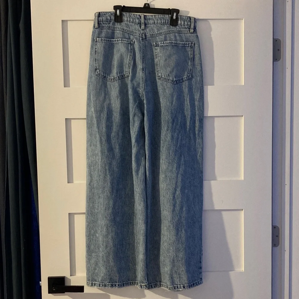 Sincerely Jules Wide Leg Jeans Women’s 9 Juniors Blue Denim Soft + Comfortable - Picture 4 of 7